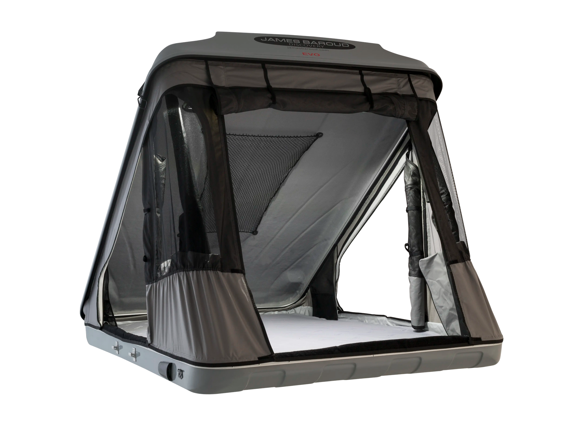 Rear view with door and windows open