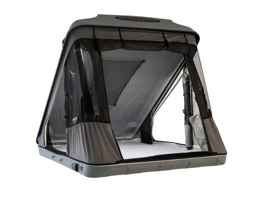 Rear view with door and windows open