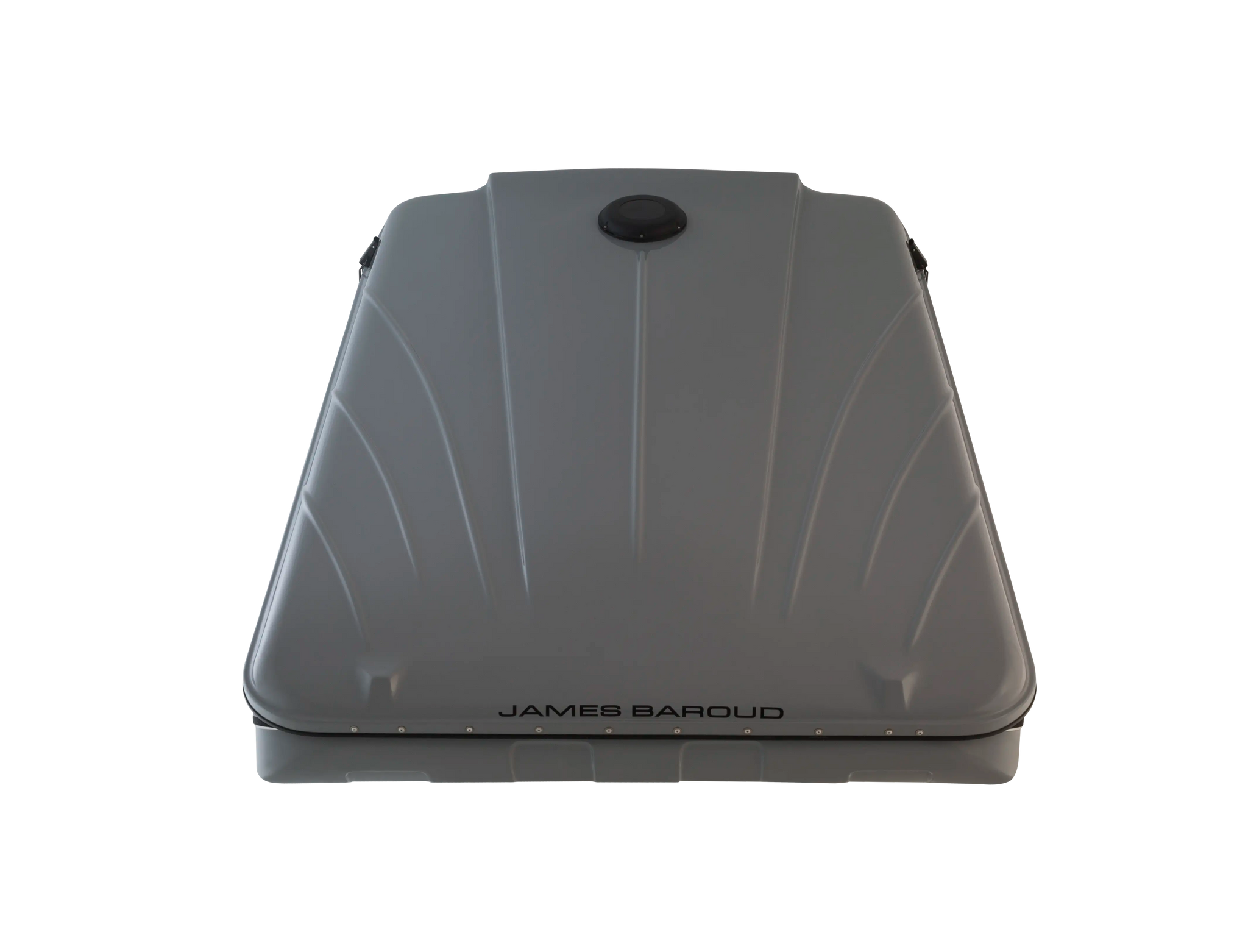 Front view of the grey roof top tent