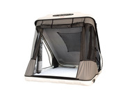 Rear View with opened door of the roof top tent
