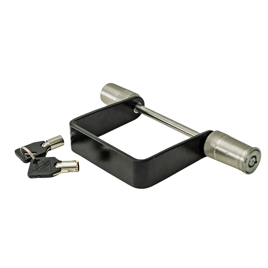 Lock for side loading rack MOS