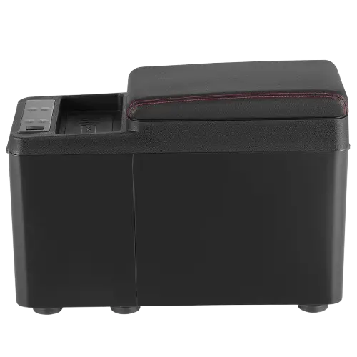 Mini car refrigerator closed view