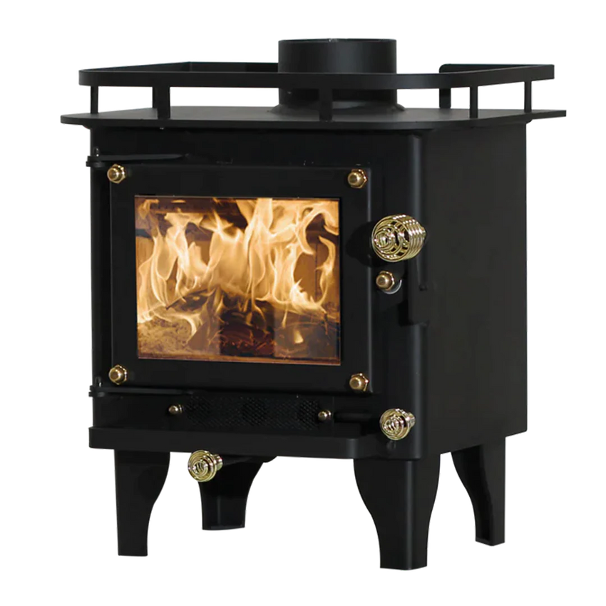 Petit Poêle à Bois Tiny House <br>CUB Noir <br>200 pi²