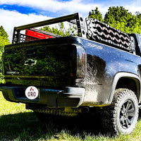 Rear view with traction boards