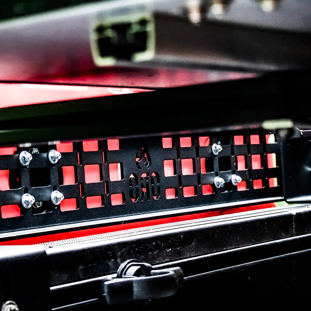 Inside view under the roof top tent