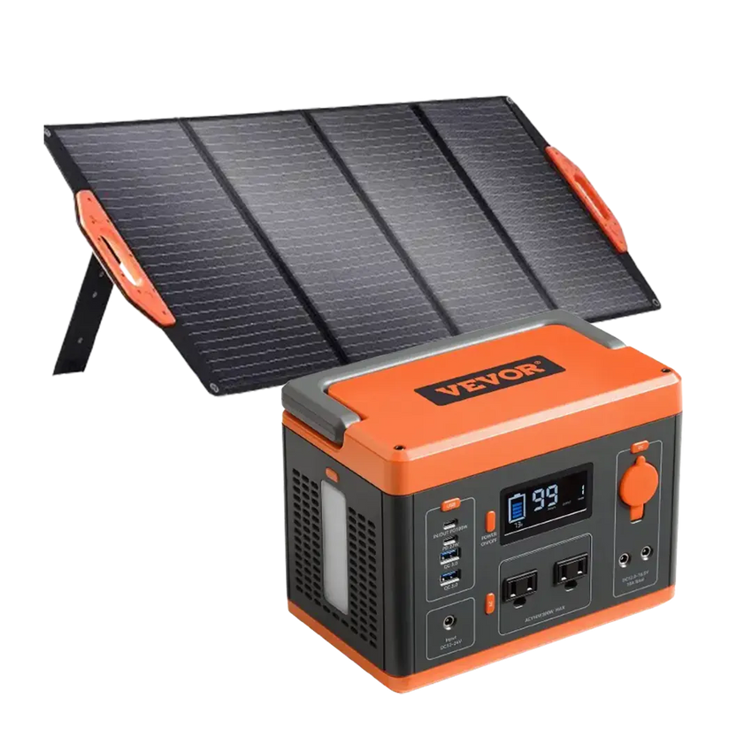 Panneau solaire Portable avec Batterie<br>300Wh