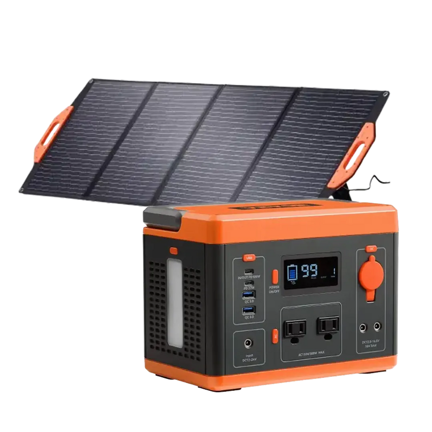 Panneau solaire Portable avec Batterie<br>300Wh