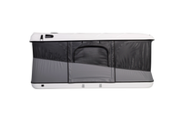 Side view of the white XL when windows and doors are closed