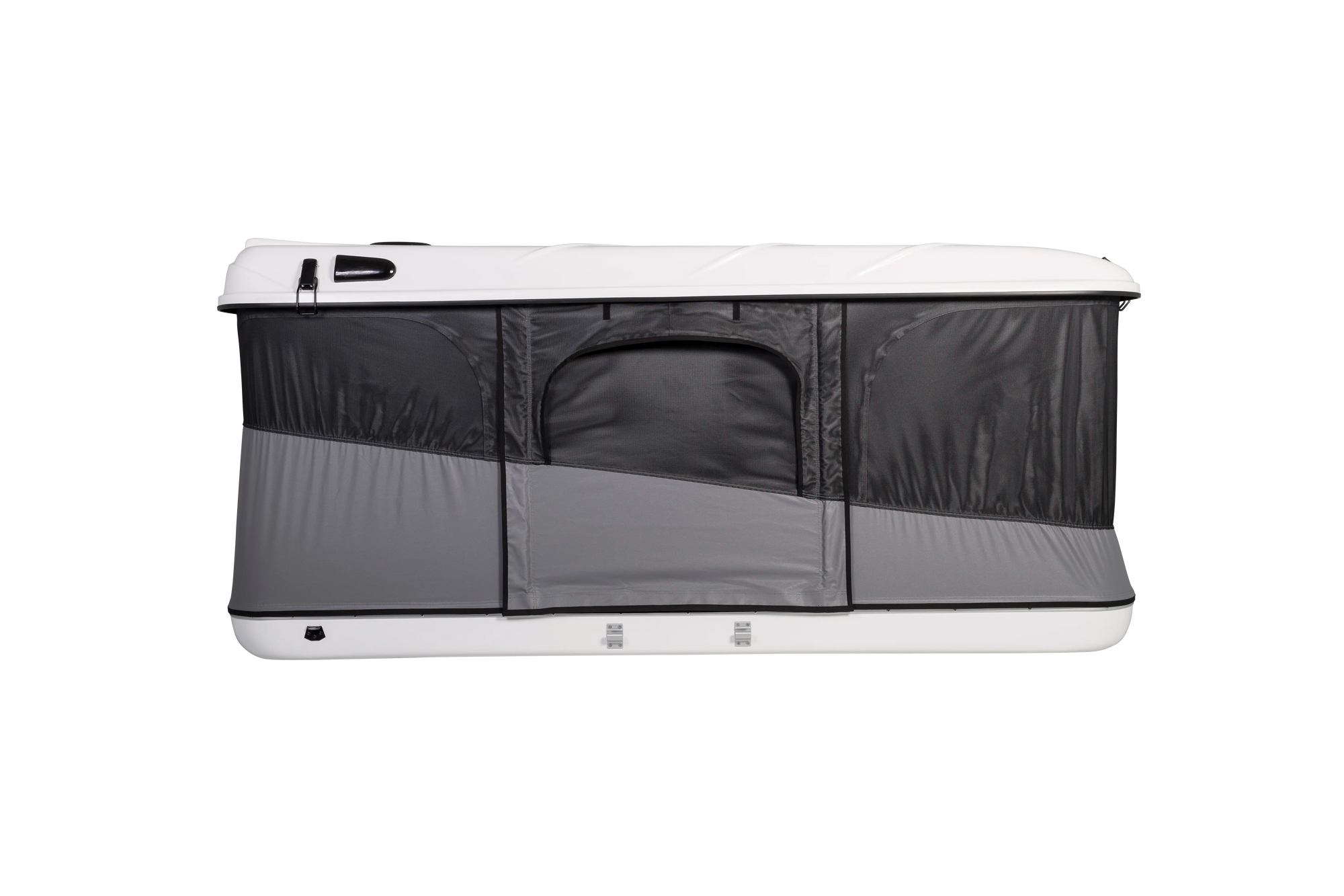 Side view of the white XL when windows and doors are closed