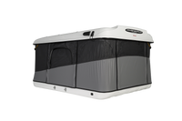 Pop-up roof top tent hard shell from james baroud