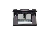 Rear view of the James Baroud Grand Raid Roof top tent