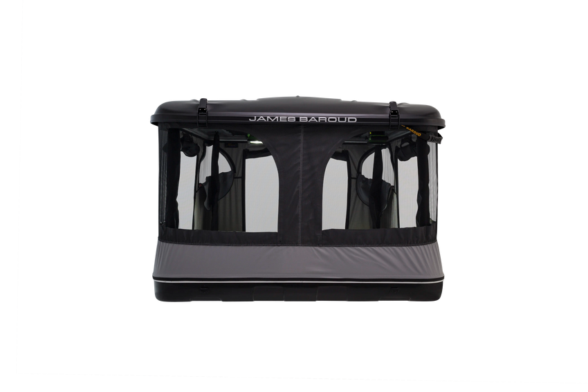 Front view with windows open