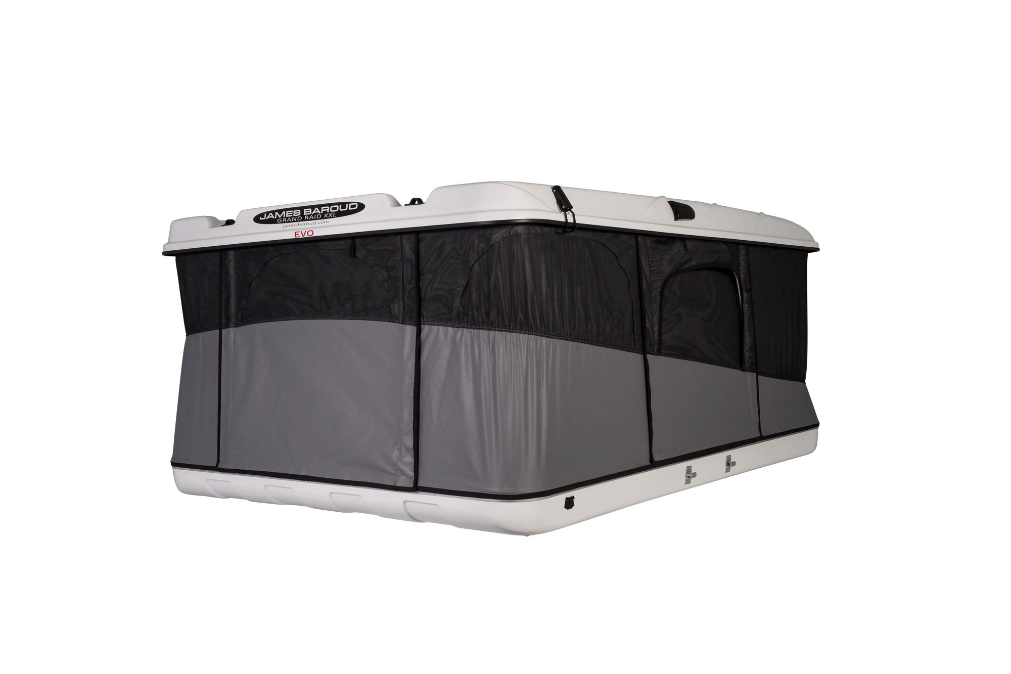 View of the Wide roof top tent from James Baroud