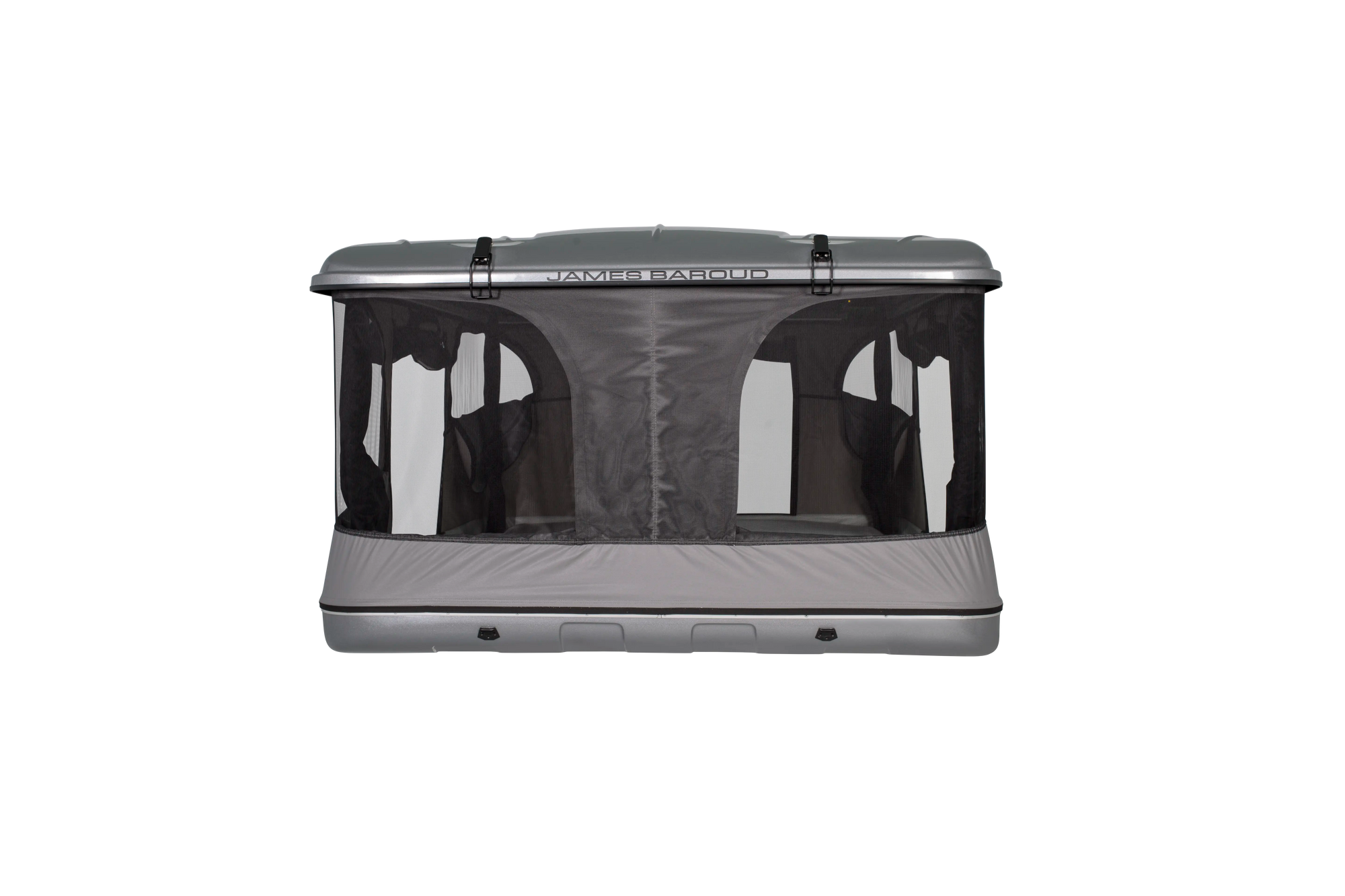 Front view with windows and doors open