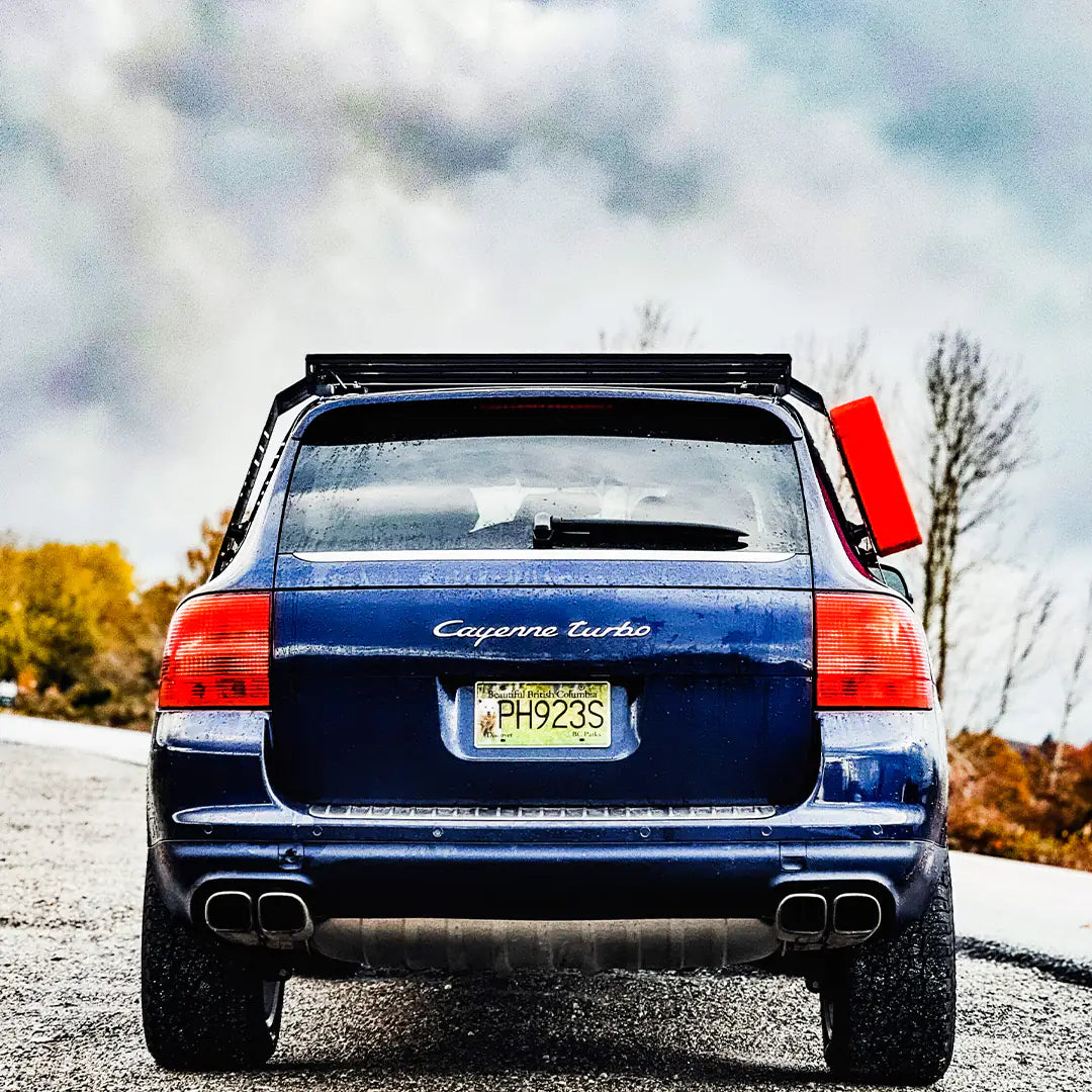 Rear view of the Porsche Cayenne of 2010