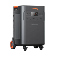 Side view of the Portable Battery Generator for Home Backup