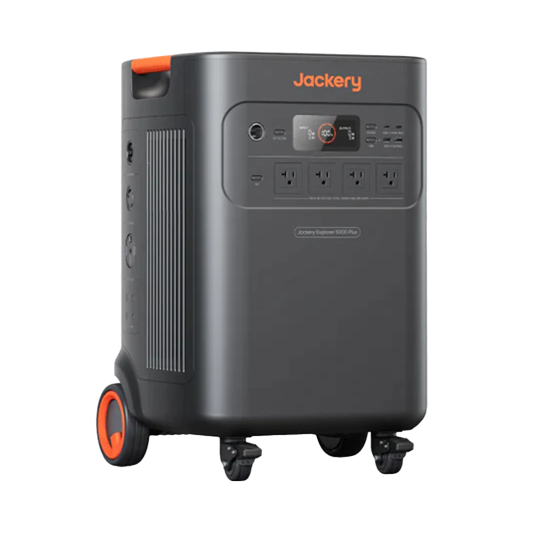 Side view of the Portable Battery Generator for Home Backup