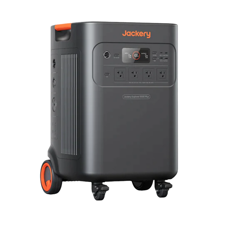 Side view of the Portable Battery Generator for Home Backup
