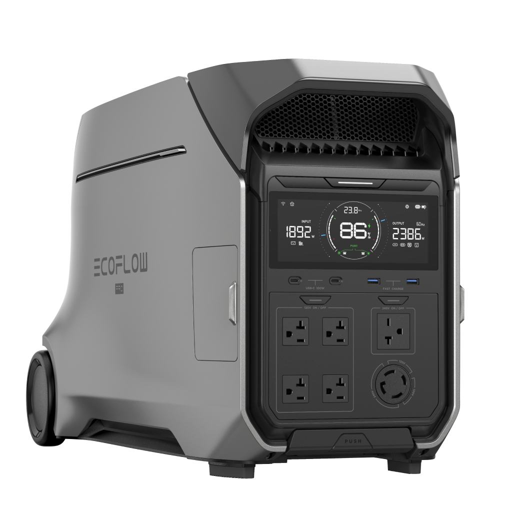 Side view of the generator