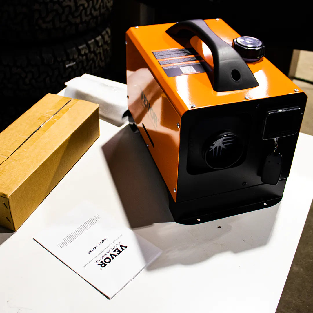 Portable diesel heater for Caravan