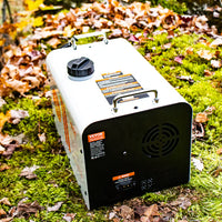 Top view of the portable diesel heater