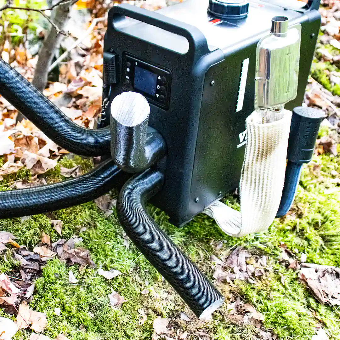 Exhaust and Air entry