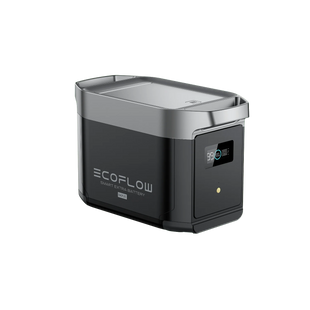 Side view of the portable electric supply ecoflow delta 2 max