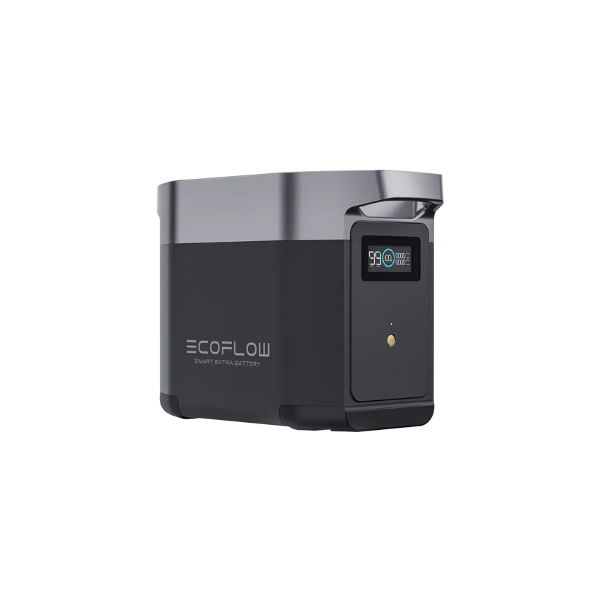 Side view of the electric supply expansion for portable battery