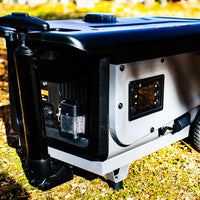 View of the handle and bluetooth controller