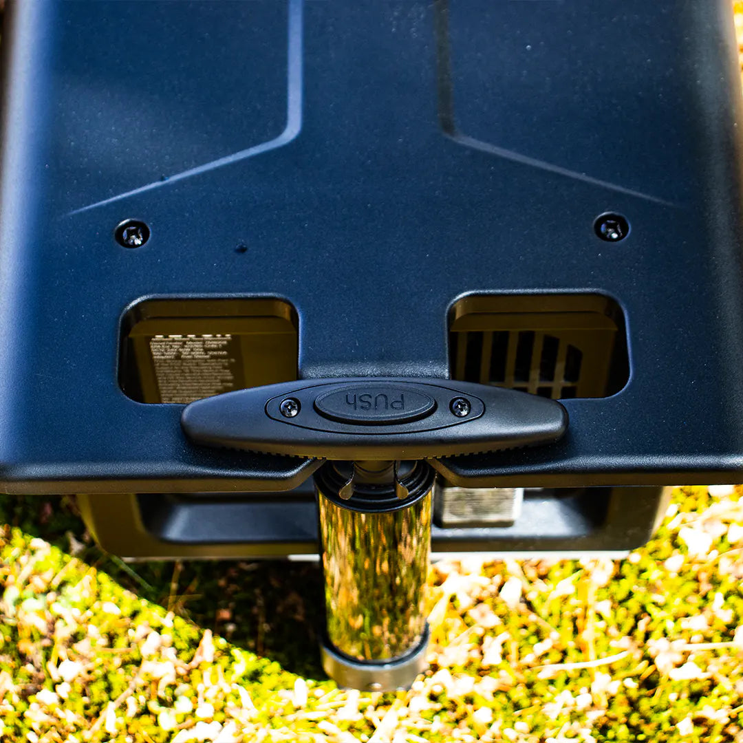 Handle of the diesel heater for garage