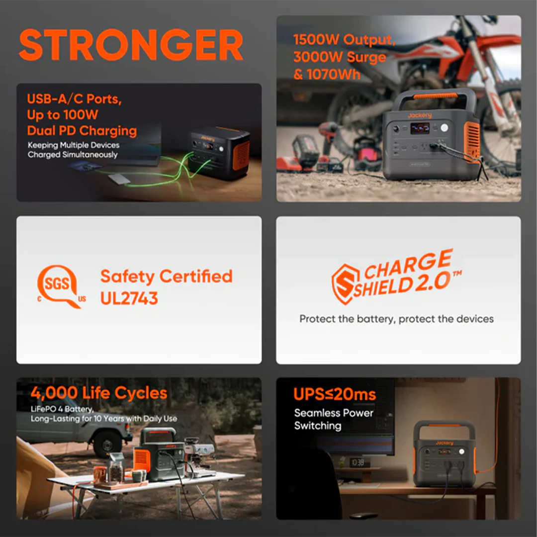 Stronger safety and charge features