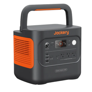 Side view of the Portable Power Station for Camping by Jackery