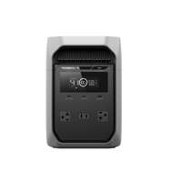 Front view of the portable power station with lcd screen