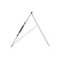 Side view of the portable solar panel