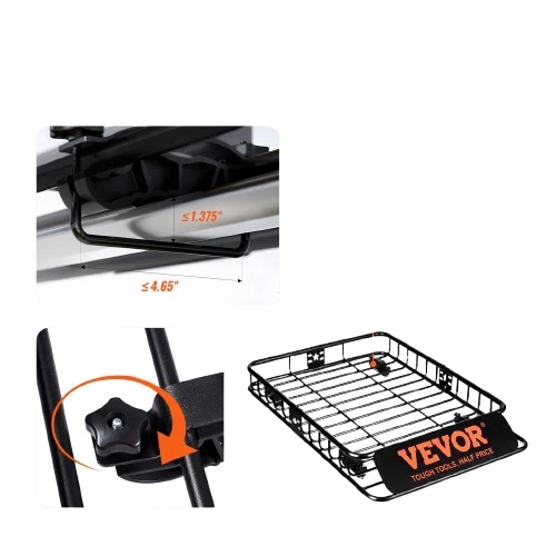 Porte Bagage pour Auto  avec démonstration de son système de fixation