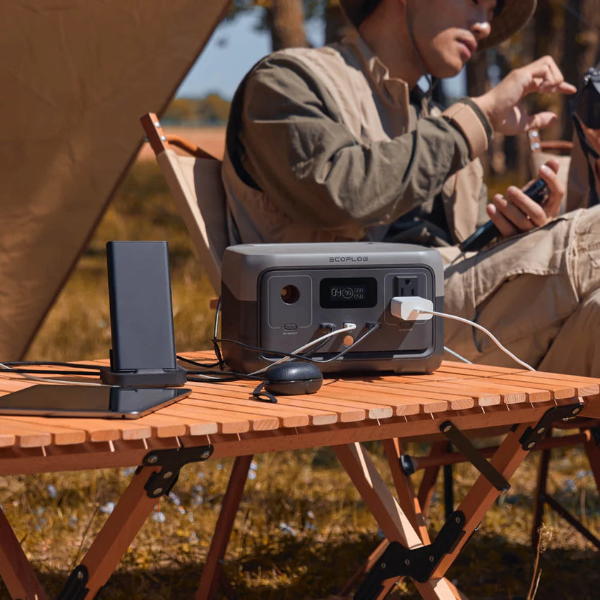 View powering a camera