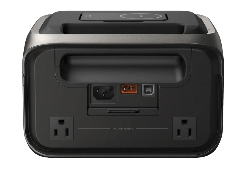 Rear view with inlets