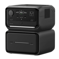 Power Bank with ac outlet with expansion of 600Wh for a 889Wh total