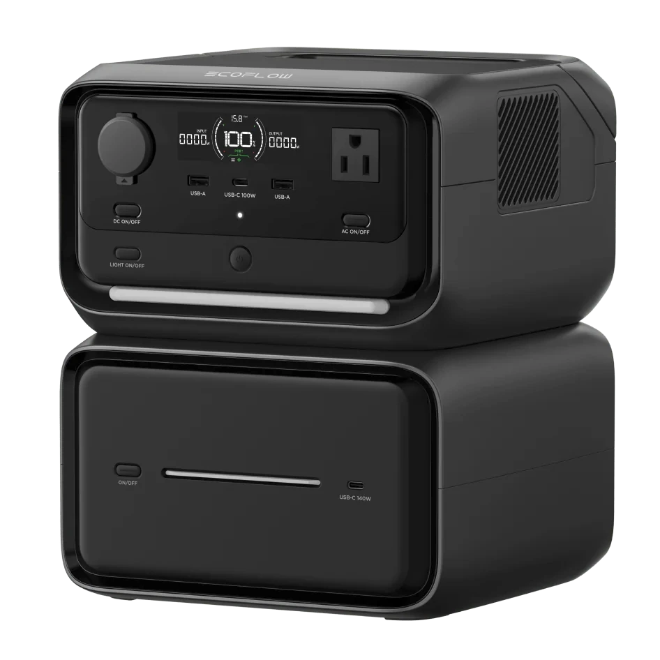 Power Bank with ac outlet with expansion of 600Wh for a 889Wh total