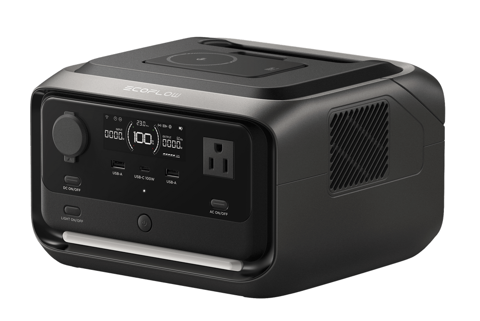 Side view of the River 3 plus power bank