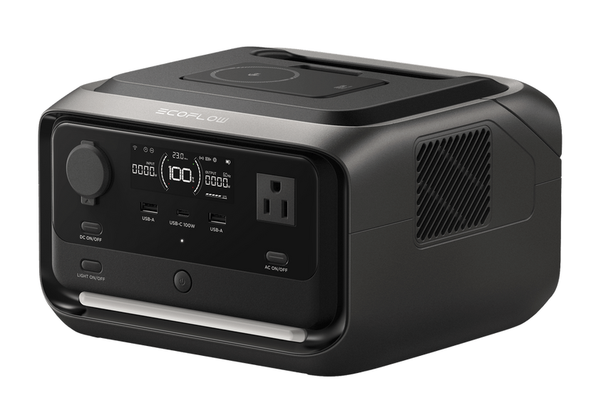 Side view of the River 3 plus power bank