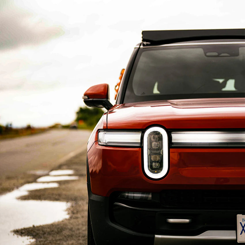 Detailed view of the car light