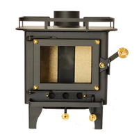 Petit Poêle à Bois Tiny House <br>CUB Noir <br>200 pi²