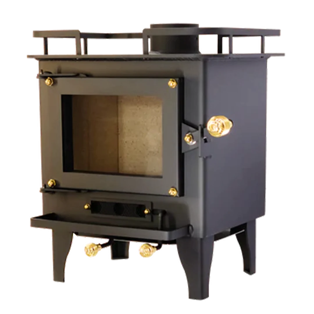 View of the Small Wood stove for cabins