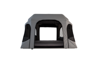 Opened view of the 2 doors of the rooftop tent