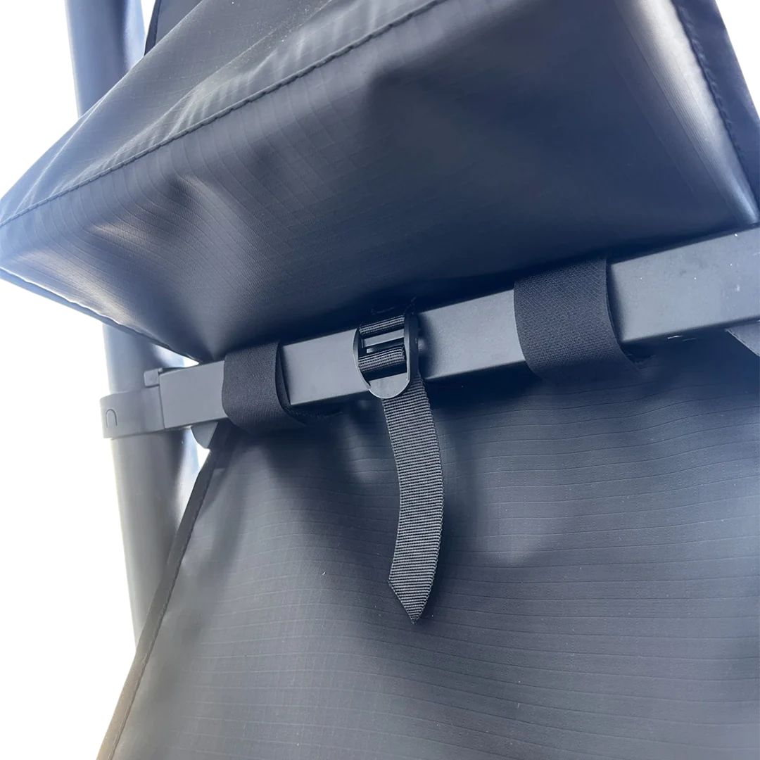 Rear view of the soft steps