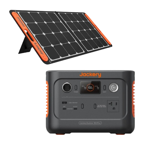 Station D'Alimentation Portable Solaire 300Wh avec panneau 100W