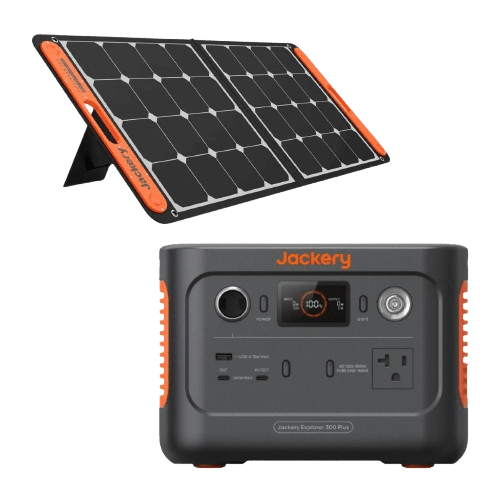 Station D'Alimentation Portable Solaire 300Wh avec panneau 100W