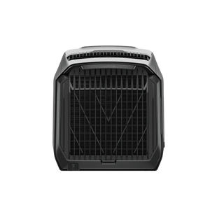 Front view of the AC for camping
