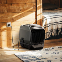 Portable Air Conditioner for camping in use